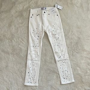 Abercrombie Kids Paint Splatter Jeans